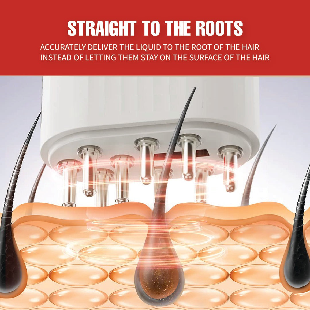 Feelflex™- Red Light Therapy Electric Scalp Massager & Hair Oil Applicator