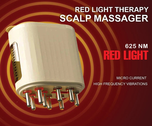 Feelflex™- Red Light Therapy Electric Scalp Massager & Hair Oil Applicator