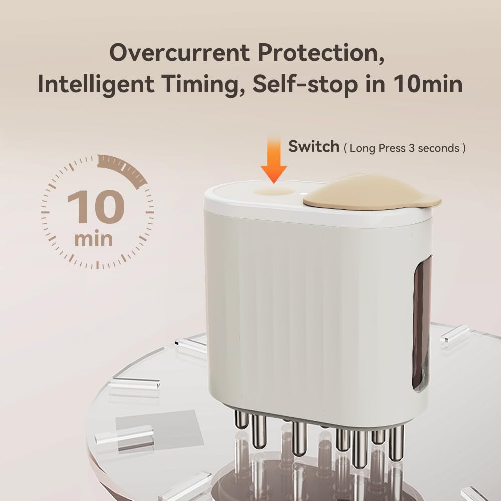 Feelflex™- Red Light Therapy Electric Scalp Massager & Hair Oil Applicator