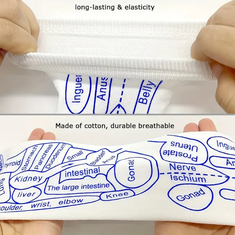 AcuSocks ™ Reflexology Chart Socks