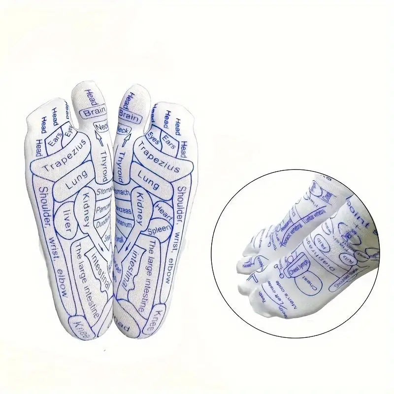 AcuSocks ™ Reflexology Chart Socks