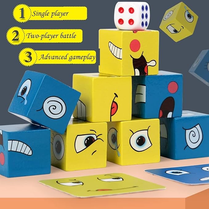 Face changing puzzle game