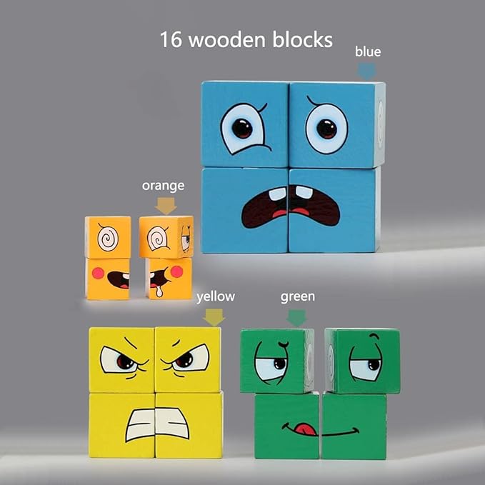 Face changing puzzle game