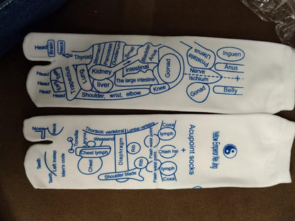 AcuSocks ™ Reflexology Chart Socks