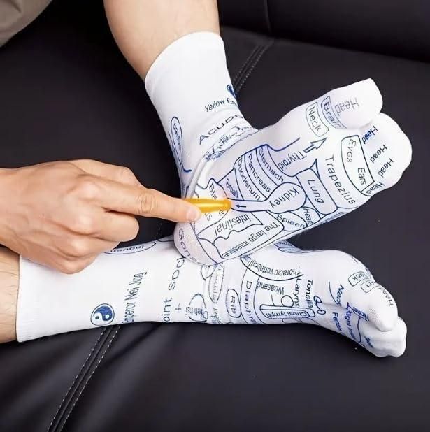 AcuSocks ™ Reflexology Chart Socks