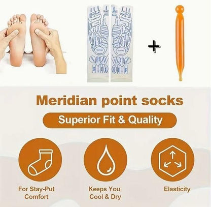 AcuSocks ™ Reflexology Chart Socks