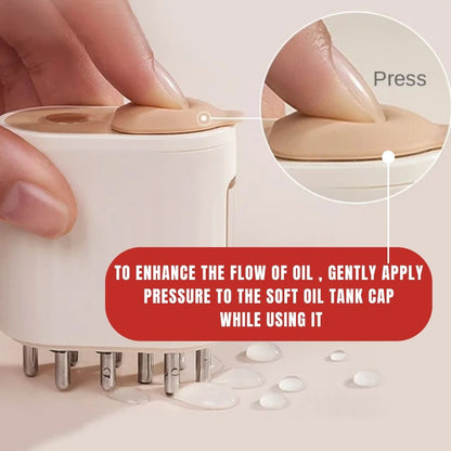 Feelflex™- Red Light Therapy Electric Scalp Massager & Hair Oil Applicator