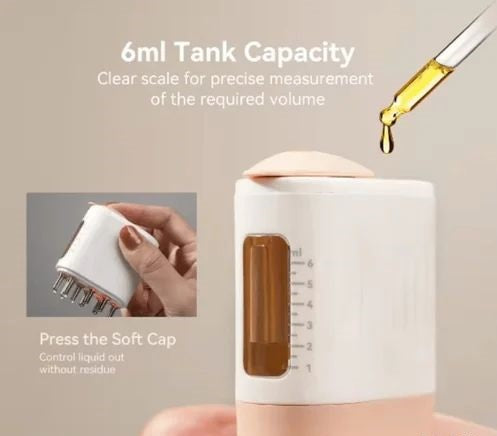 Feelflex™- Red Light Therapy Electric Scalp Massager & Hair Oil Applicator