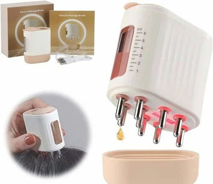 Feelflex™- Red Light Therapy Electric Scalp Massager & Hair Oil Applicator